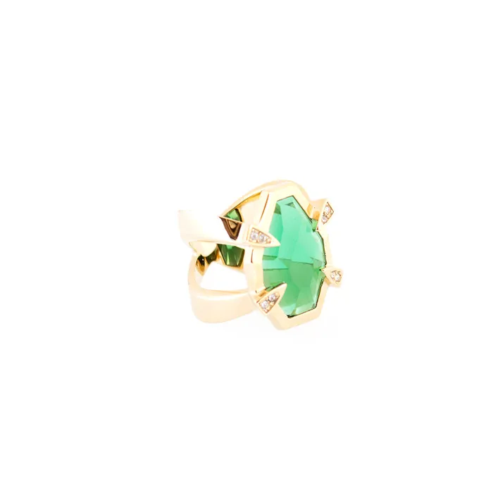 Just Cavalli Just Cavalli Ring WithGreen Stone Snake Head Size 8 Rings Just Cavalli Just Cavalli Ring WithGreen Stone Snake Head Size 8 Rings