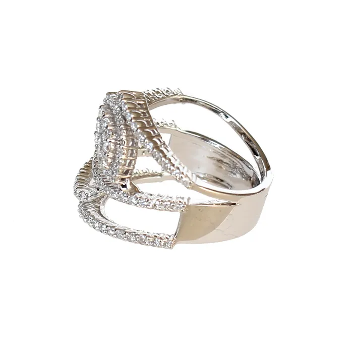 Korloff Rings Korloff White Gold Ring With Diamonds Size 6 Korloff Rings Korloff White Gold Ring With Diamonds Size 6