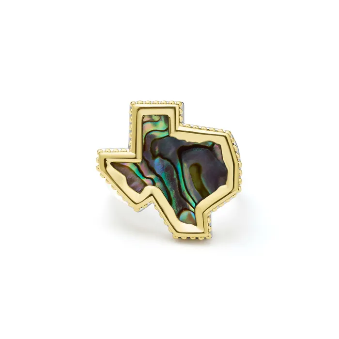 LAGOS Rings Anthem Abalone Texas State Ring LAGOS Rings Anthem Abalone Texas State Ring