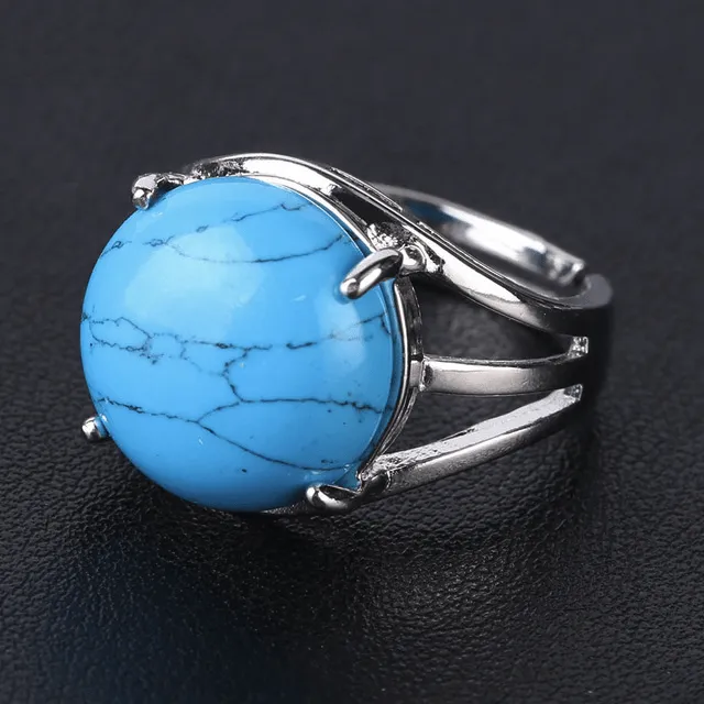 Natural Gemstone Cocktail Ring WickedAF Rings