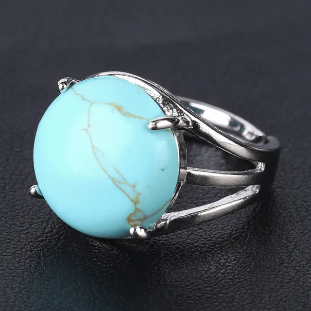 Natural Gemstone Cocktail Ring WickedAF Rings