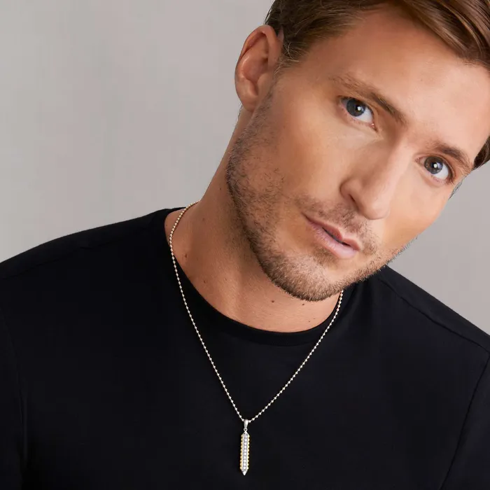 Necklaces Anthem Diamond Bar Amulet Necklace LAGOS Necklaces Anthem Diamond Bar Amulet Necklace LAGOS