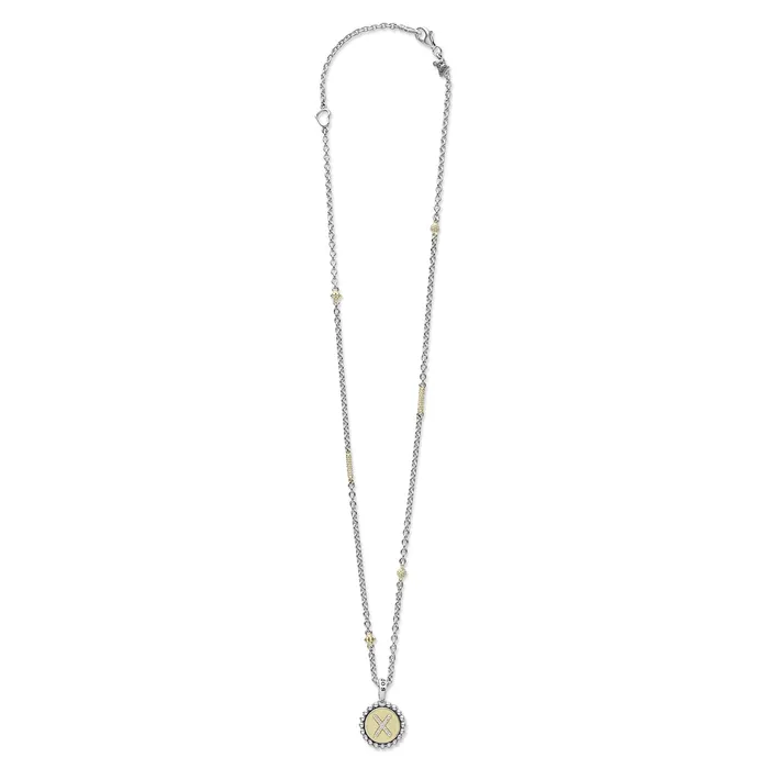 Necklaces LAGOS Signature Caviar X Initial Diamond Charm Necklace Necklaces LAGOS Signature Caviar X Initial Diamond Charm Necklace