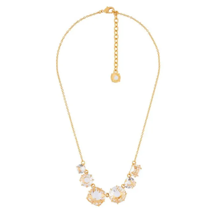 Necklaces Les Nereides Les Nereides 6 Crystal Stones Necklace