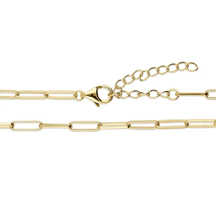 Necklaces Paperclip Link Chain Necklace in Sterling Silver 3mm BERRICLE