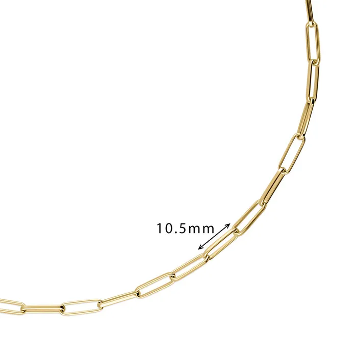 Necklaces Paperclip Link Chain Necklace in Sterling Silver 3mm BERRICLE