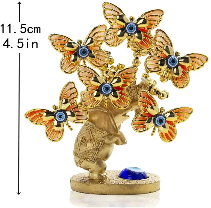 Necklaces WickedAF Evil Eye Butterflies and Elephant Tree