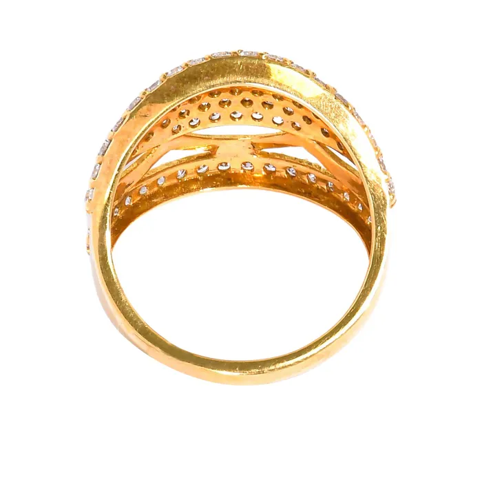 Ouzounian Jewelry Diamond Wave Ring Ouzounian Jewelry Rings