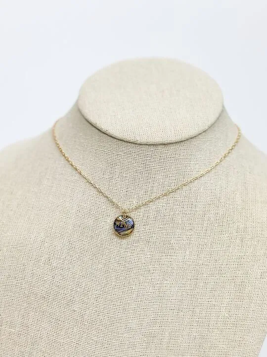 Prep Obsessed ESS Necklaces Mama Mini Abalone Necklace Set