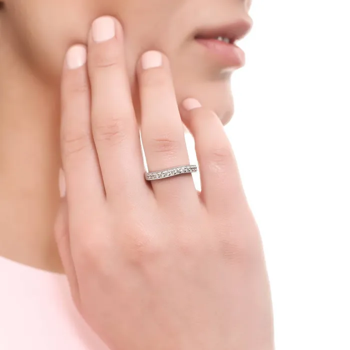 Rings BERRICLE 3Stone 125ct CZ Ring Set in Sterling Silver