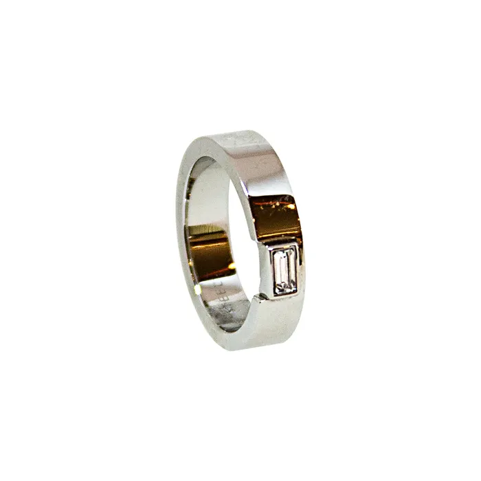 Rings Esprit Esprit Ring Silver ColorWith Baguette Cut Stone925 Silver