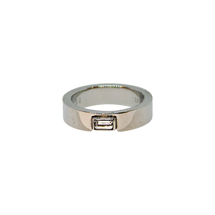 Rings Esprit Esprit Ring Silver ColorWith Baguette Cut Stone925 Silver Rings Esprit Esprit Ring Silver ColorWith Baguette Cut Stone925 Silver