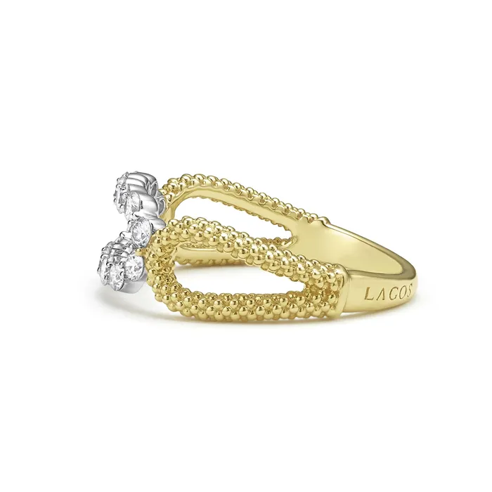 Rings LAGOS Signature Caviar Superfine Diamond Oval Ring Rings LAGOS Signature Caviar Superfine Diamond Oval Ring