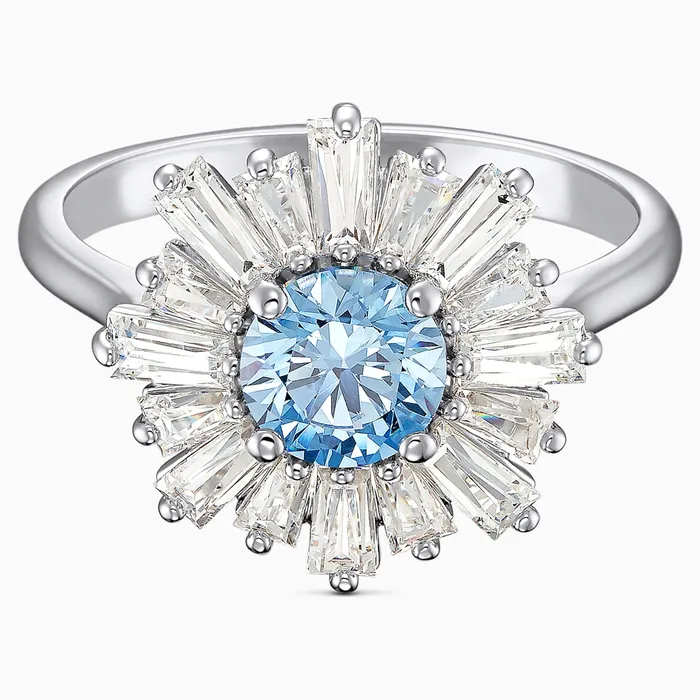 Rings Swarovski Sunshine Ring Blue Swarovski
