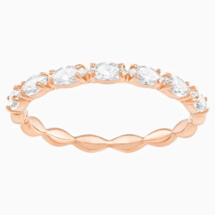 Rings Swarovski Swarovski Vittore Ring Marquise cut White Rose goldtone plated Size58 Rings Swarovski Swarovski Vittore Ring Marquise cut White Rose goldtone plated Size58