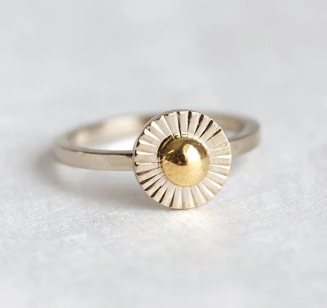 Sun Ring Sunshine Ring Capucinne Rings
