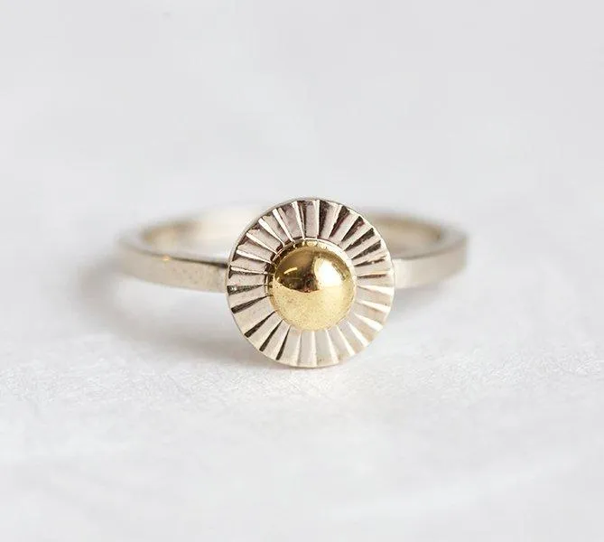 Sun Ring Sunshine Ring Capucinne Rings
