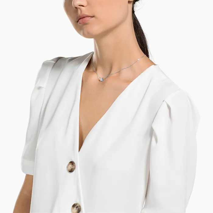 Swarovski Necklaces Swarovski Attract Necklace White One Size Swarovski Necklaces Swarovski Attract Necklace White One Size