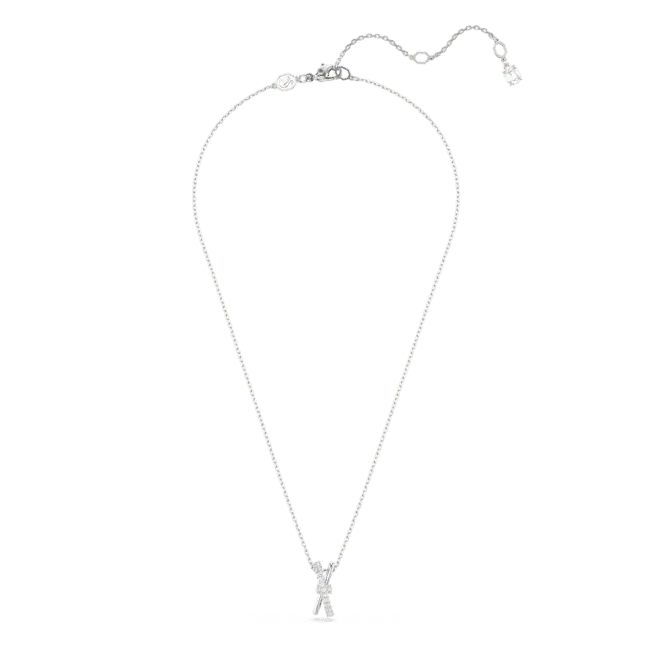 Swarovski Necklaces Swarovski Hyperbola Necklace Pendant Mixed Cuts Twist White Rose goldtone plated