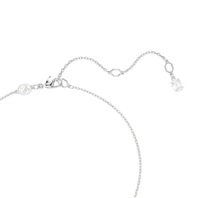 Swarovski Necklaces Swarovski Hyperbola Necklace Pendant Mixed Cuts Twist White Rose goldtone plated