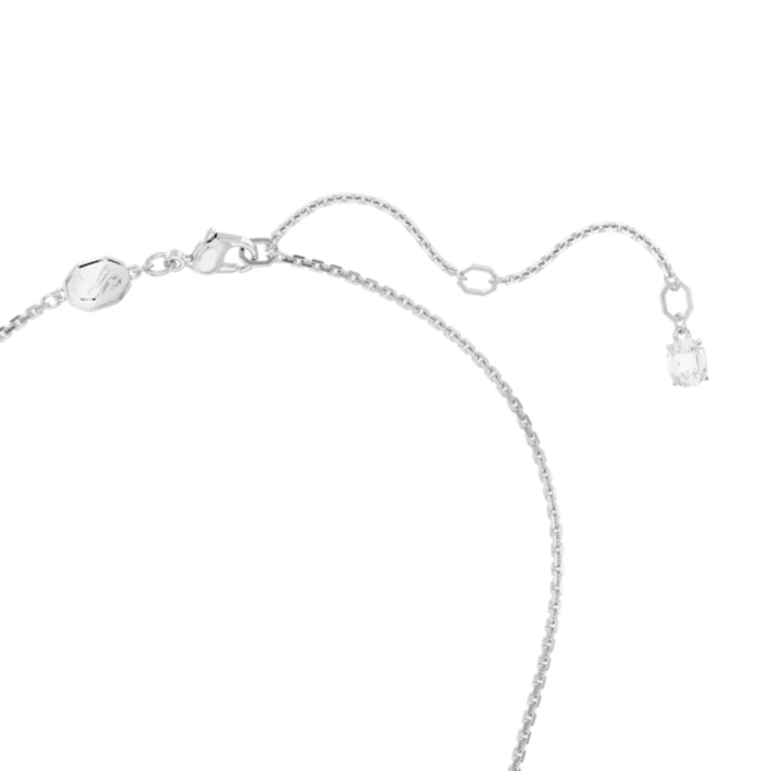 Swarovski Necklaces Swarovski Mesmera Necklace Octagon cut Small White Rhodium plated Swarovski Necklaces Swarovski Mesmera Necklace Octagon cut Small White Rhodium plated