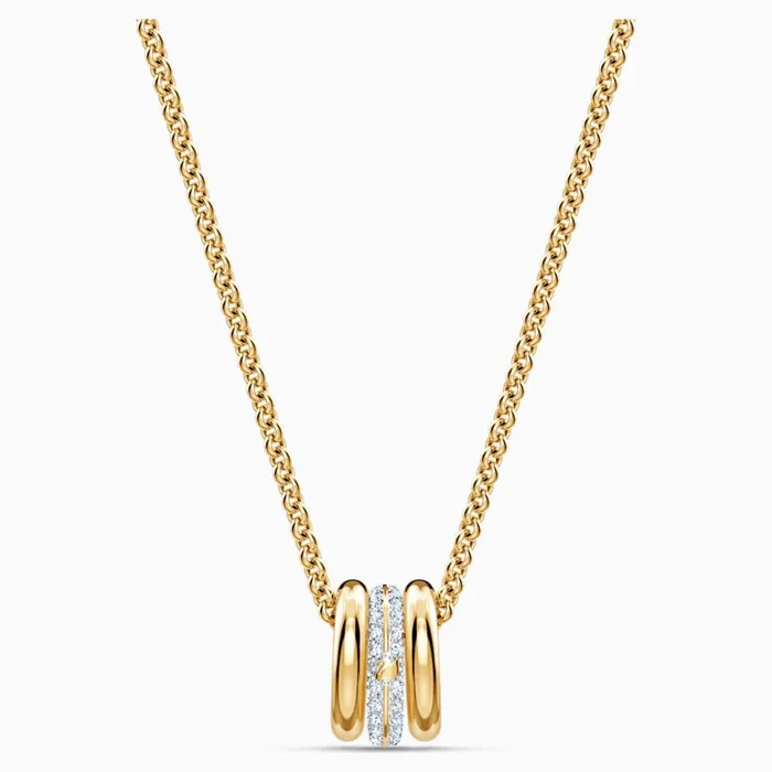 Swarovski Stone Pendant White GoldTone Swarovski Rings
