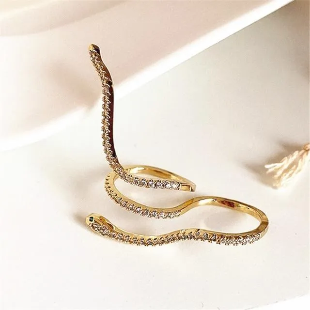 wickedafstore Rings Splendid Snake Shape Ring