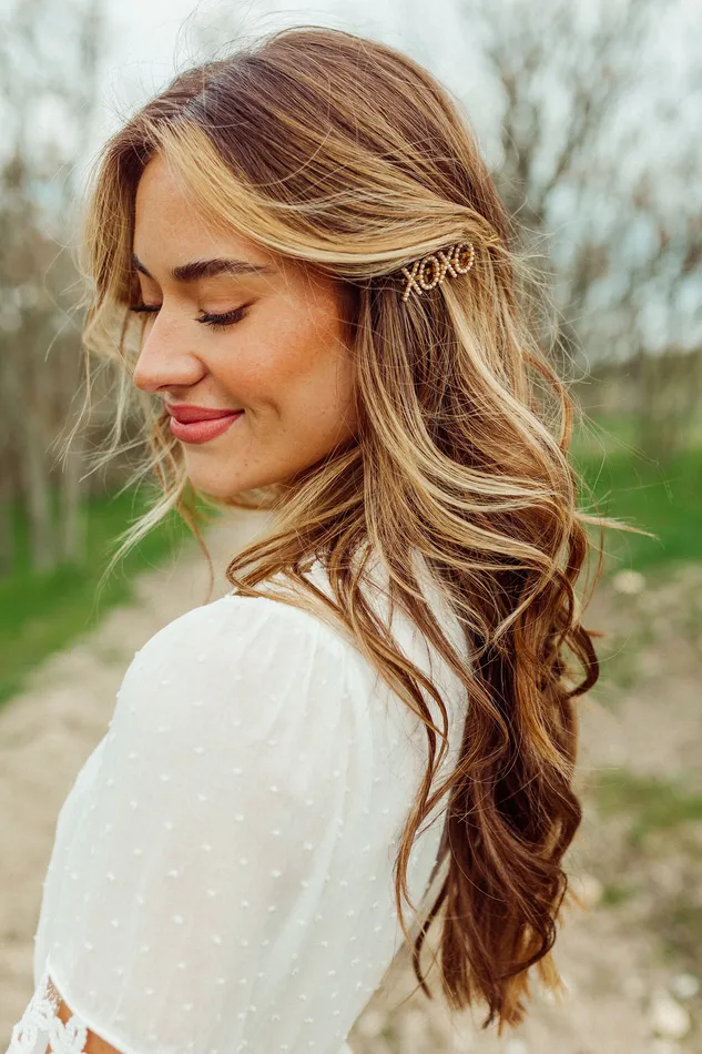 XOXO Pearl Bobby pin UntamedPetals Earrings
