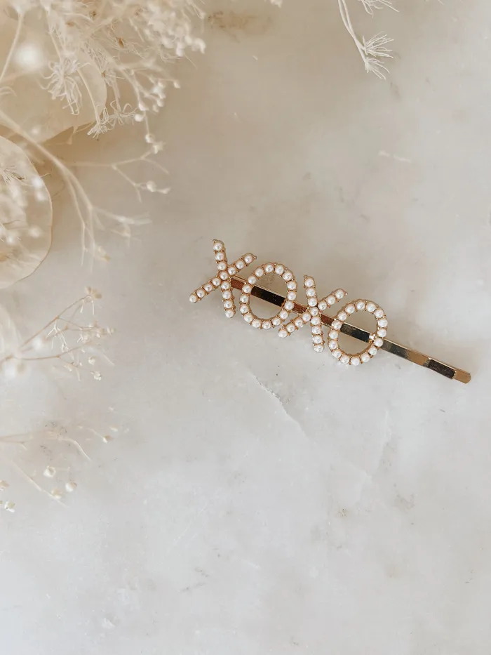 XOXO Pearl Bobby pin UntamedPetals Earrings