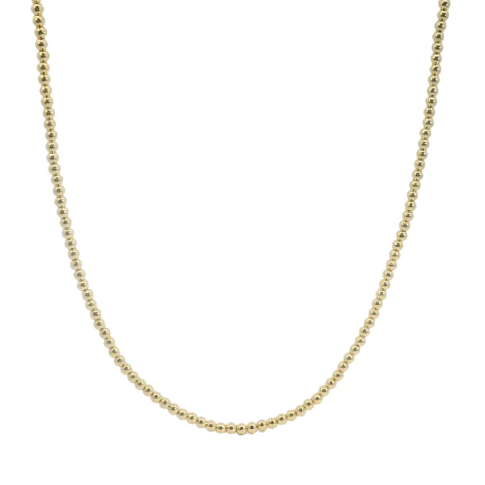 2mm Bead Necklace Suetables Necklaces