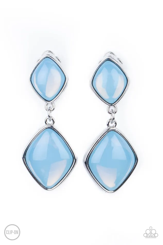 All Eyes On U Jewelry Paparazzi Accessories Double Dipping Diamonds Blue Paparazzi Earring Earrings All Eyes On U Jewelry Paparazzi Accessories Double Dipping Diamonds Blue Paparazzi Earring Earrings