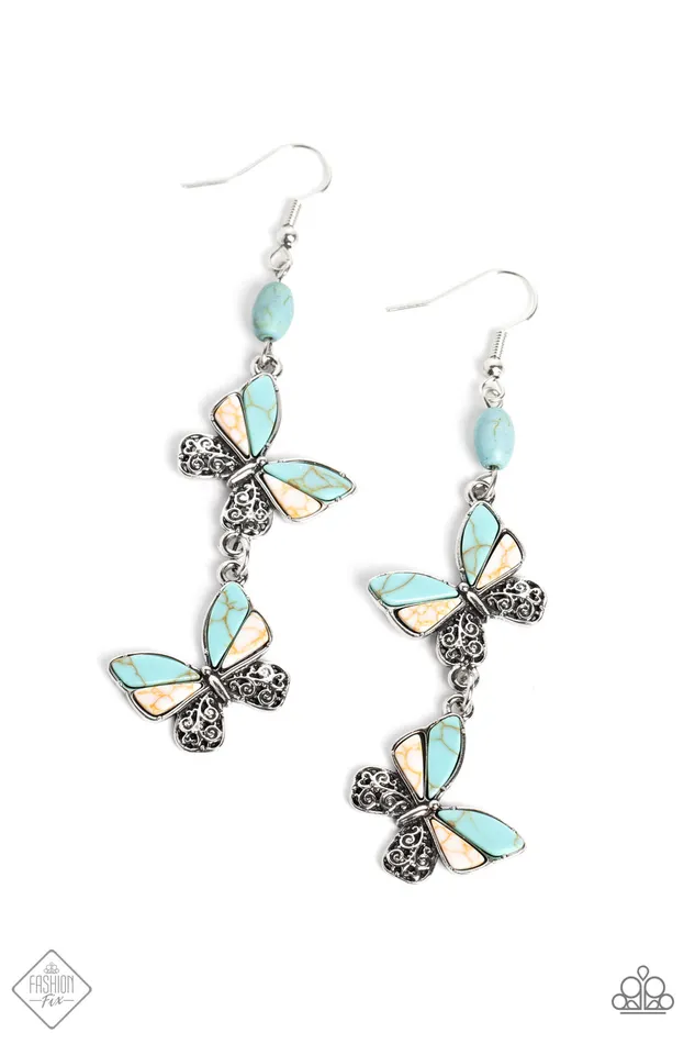 All Eyes On U Jewelry Paparazzi Accessories Earrings Spirited Soar Blue Paparazzi Earrings All Eyes On U Jewelry Paparazzi Accessories Earrings Spirited Soar Blue Paparazzi Earrings