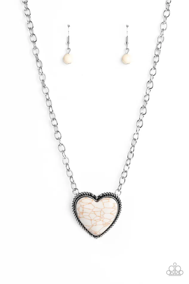 All Eyes On U Jewelry Paparazzi Accessories Necklaces Authentic Admirer White Paparazzi Necklace