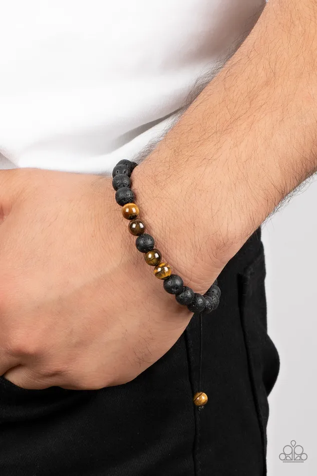 Alternative Rock Brown Paparazzi Bracelet All Eyes On U Jewelry Paparazzi Accessories Bracelets