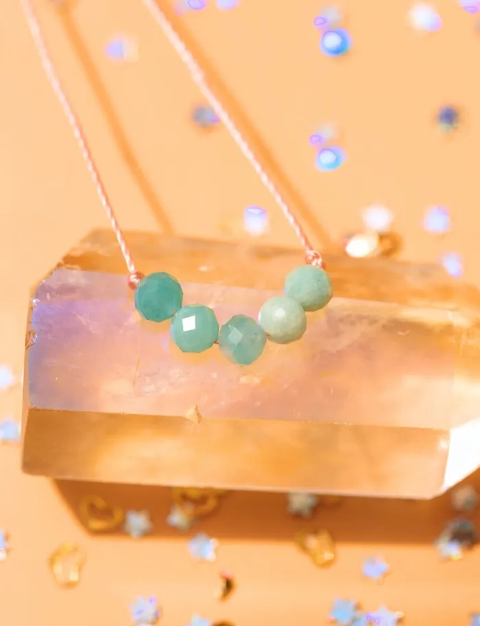 Amazonite Little Wishes KIDS Necklace for Courage SoulKu Necklaces