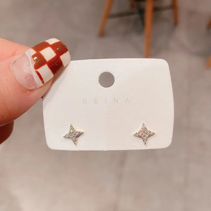Double Star Pearl Earring Studs Refined by AnnaKaci Earrings