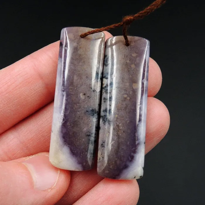 Earrings Intrinsic Trading Natural Amethyst Sage Chalcedony Earring Pair Cabochon Cab Pair Drilled Matched Earrings Bead Pair Natural Stone E2402 Earrings Intrinsic Trading Natural Amethyst Sage Chalcedony Earring Pair Cabochon Cab Pair Drilled Matched Earrings Bead Pair Natural Stone E2402