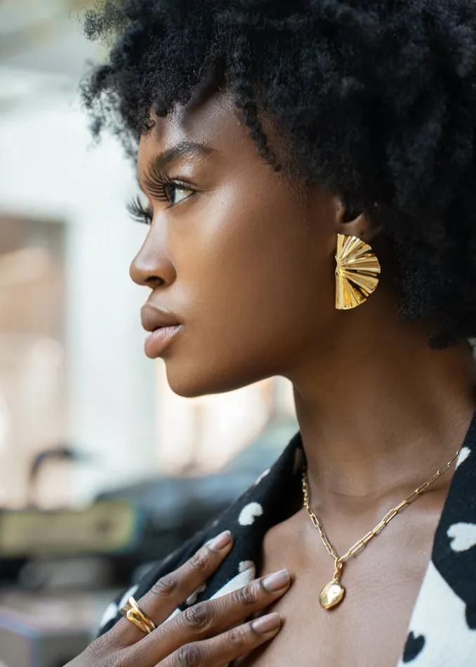 Earrings SOKO Bidu Fanned Stud Earrings