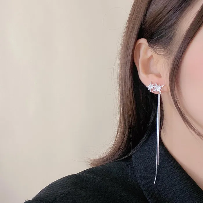 EightPointed Star Dangle Earrings Refined by AnnaKaci Earrings EightPointed Star Dangle Earrings Refined by AnnaKaci Earrings