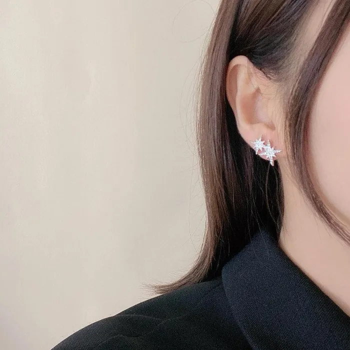 EightPointed Star Dangle Earrings Refined by AnnaKaci Earrings EightPointed Star Dangle Earrings Refined by AnnaKaci Earrings