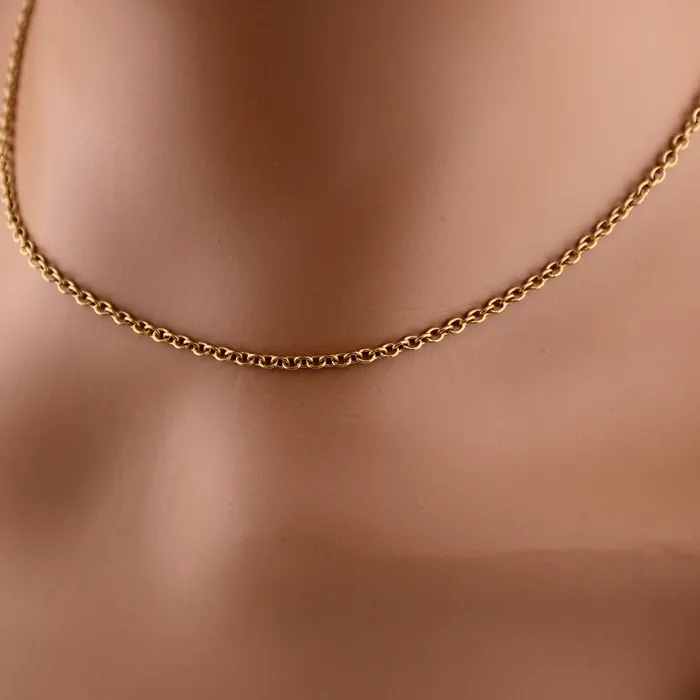 Gold or Rose Gold Layering Necklace Captive Collars Necklaces