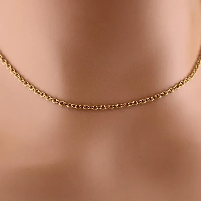Gold or Rose Gold Layering Necklace Captive Collars Necklaces