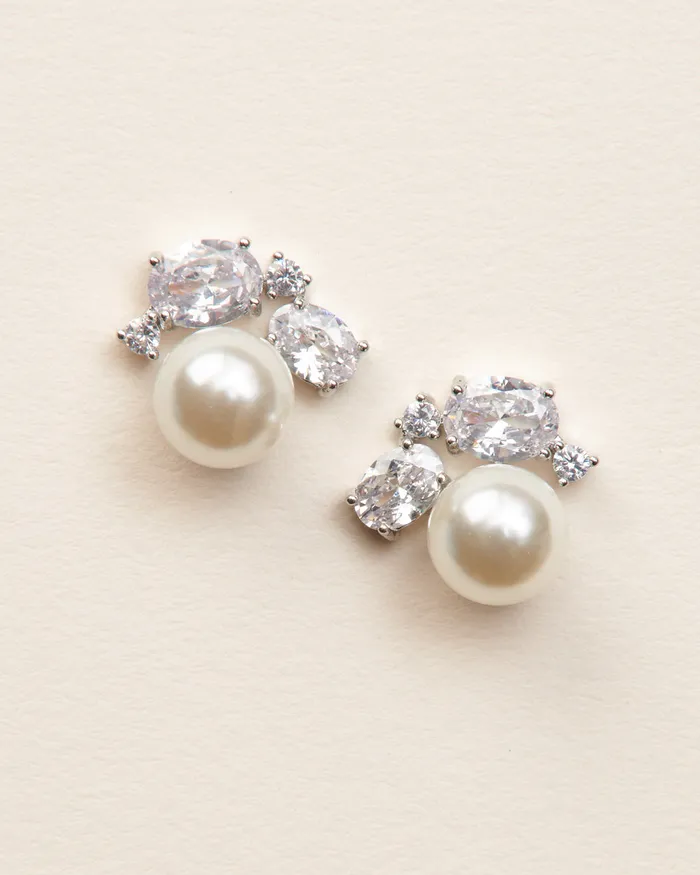 Laura Pearl Studs Dareth Colburn Earrings