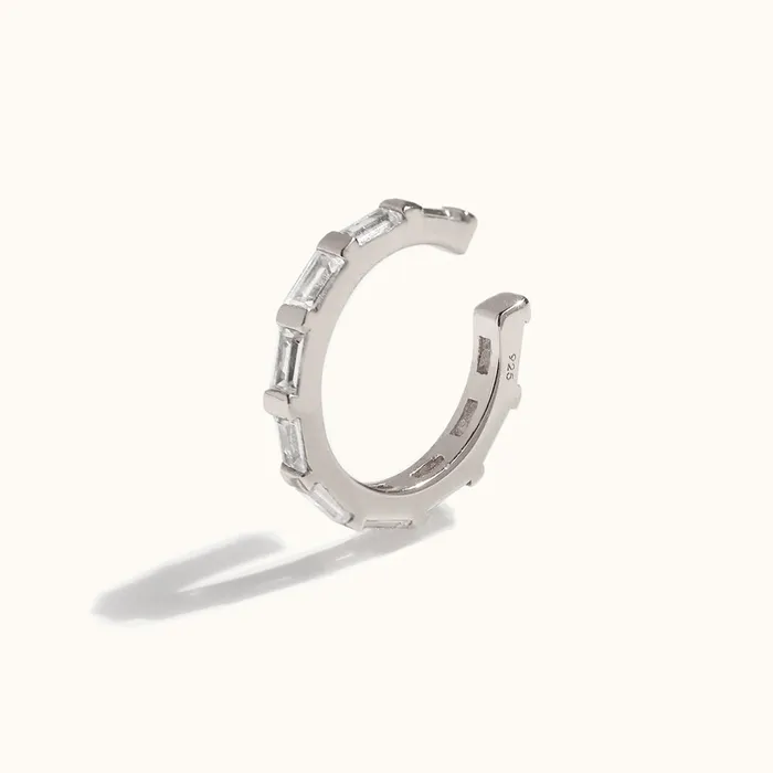 LOULOUROSE Baguette Ear Cuff Earrings