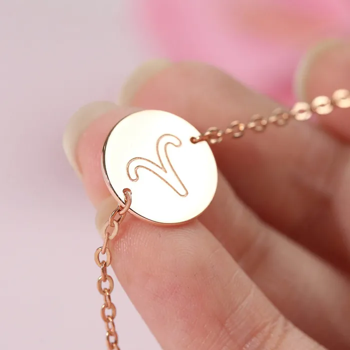 LOULOUROSE Bracelets Zodiac Medallion Bracelet