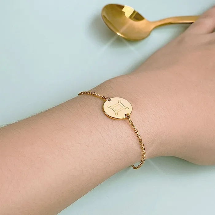 LOULOUROSE Bracelets Zodiac Medallion Bracelet