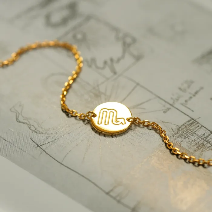 LOULOUROSE Bracelets Zodiac Medallion Bracelet