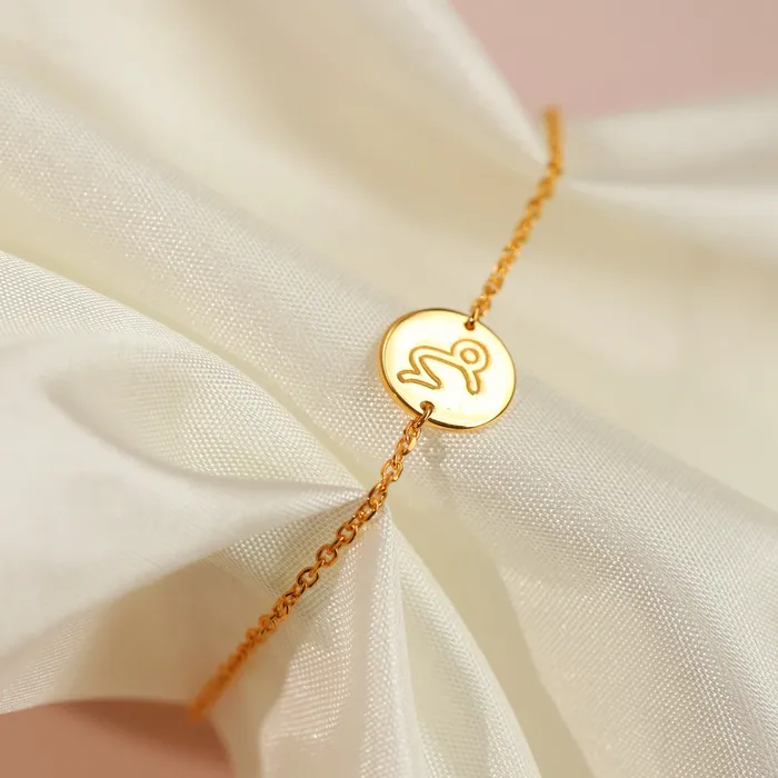 LOULOUROSE Bracelets Zodiac Medallion Bracelet
