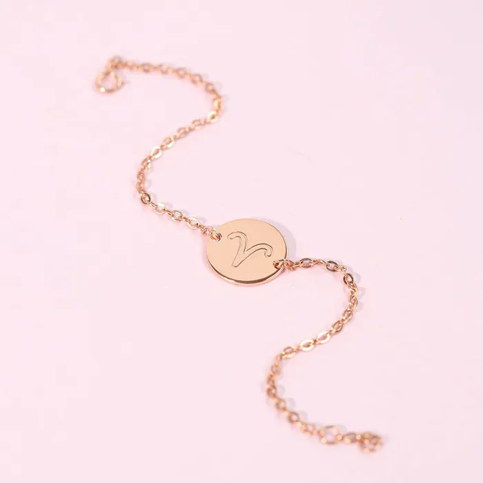 LOULOUROSE Bracelets Zodiac Medallion Bracelet
