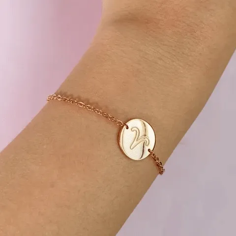 LOULOUROSE Bracelets Zodiac Medallion Bracelet